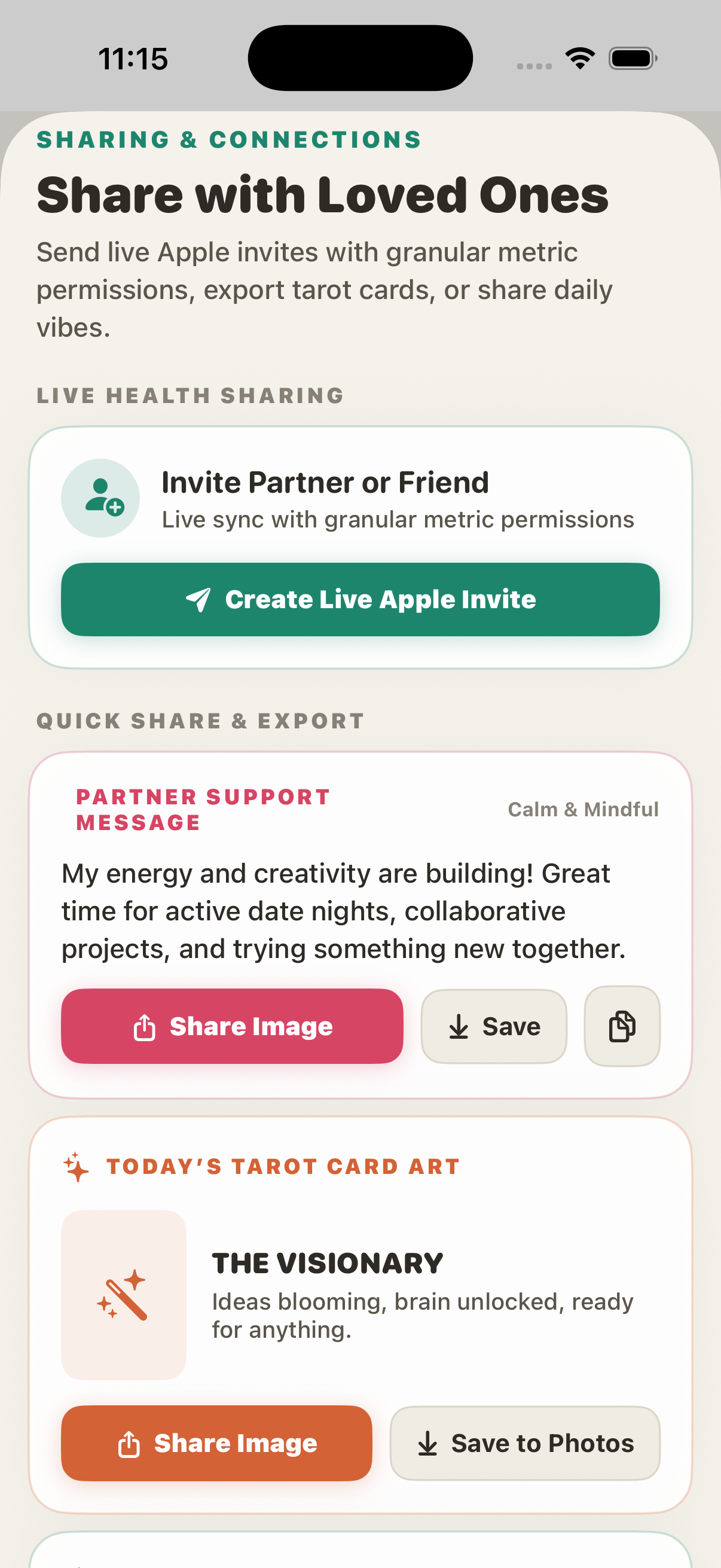 Glimz Partner Sharing and Connection Hub